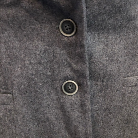 Vintage Pendleton oversized blazer gray wool women’s suit jacket - Picture 5 of 9